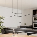 Eglo - Suspension LED dimmable sur câble LED/22W/230V 2700/4000/6500K noire