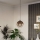 Eglo - Suspension sur câble 1xE27/60W/230V noir/beige/fumé