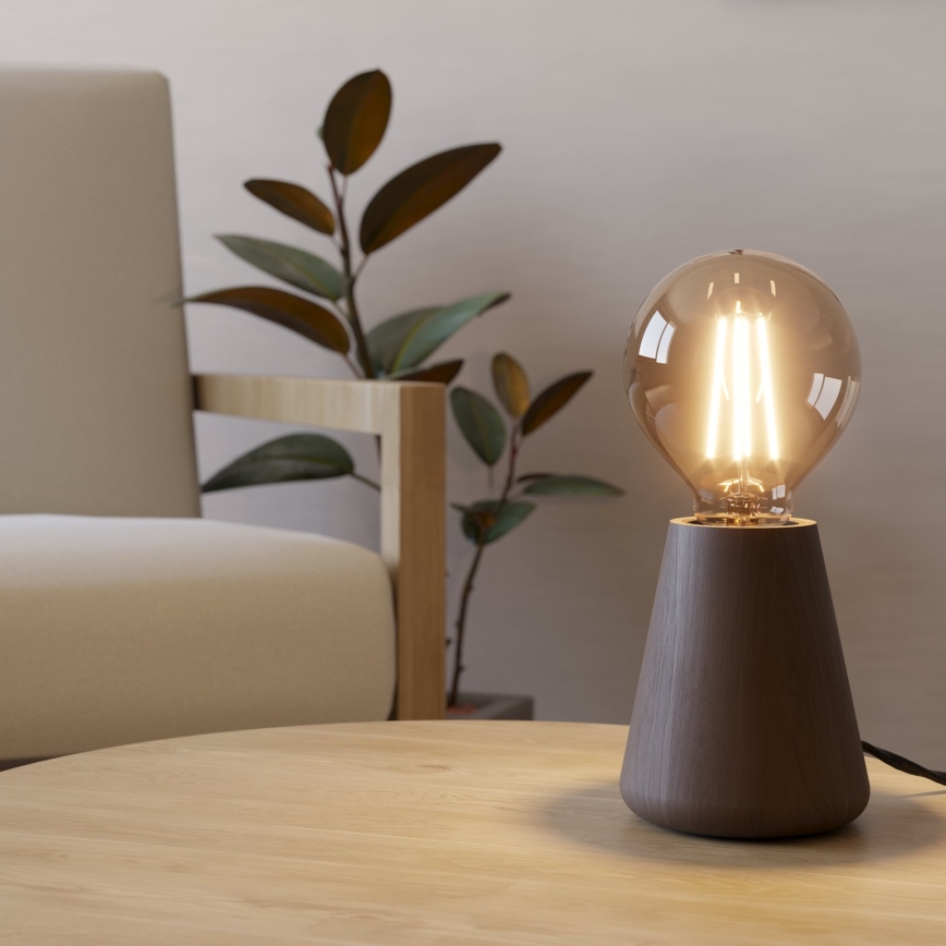 Eglo - Tischleuchte 1xE27/40W/230V braun