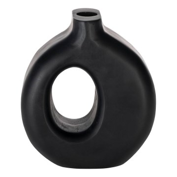 Eglo - Vase en bois 16,5x18 cm noir