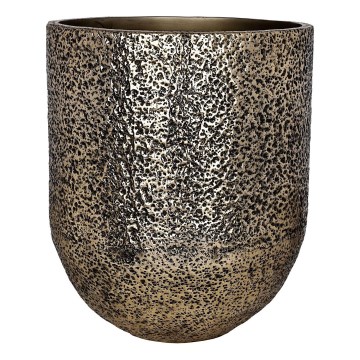 Eglo - Vaso da fiori in metallo 50x42 cm oro