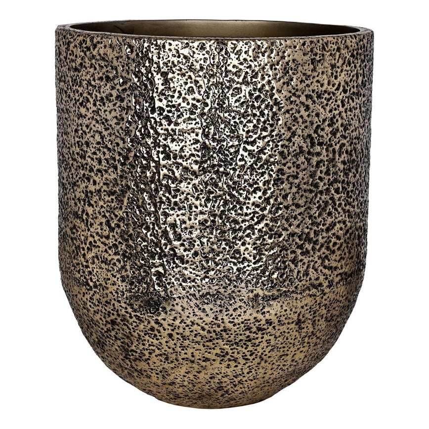 Eglo - Vaso da fiori in metallo 50x42 cm oro