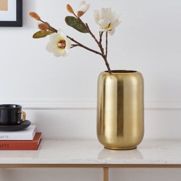 Eglo - Vaso in metallo 24x15 cm oro