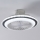 Eglo - Ventilateur de plafond à intensité variable LED/25,5W/230V blanc/gris 2700-6500K + télécommande
