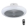 Eglo - Ventilateur de plafond à intensité variable LED/25,5W/230V gris + télécommande