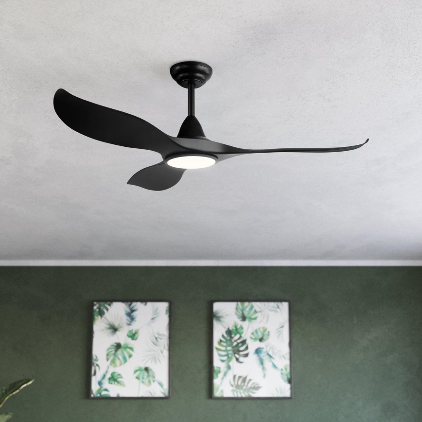 Eglo - Ventilateur de plafond LED/15W/230V + télécommande