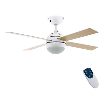 Eglo - Ventilatore da soffitto 1xE27/60W/230V + telecomando