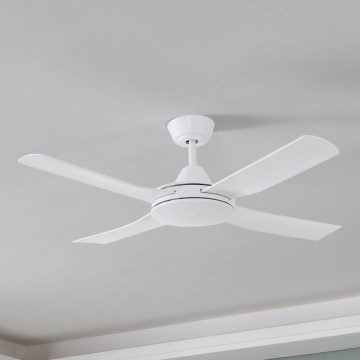 Eglo - Ventilatore da soffitto 52W/230V + telecomando bianco