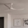 Eglo - Ventilatore da soffitto Ø 132 cm bianco + telecomando
