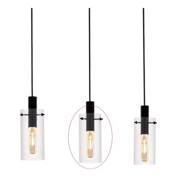 Eglo - Vetro di ricambio per lampadario MONTEFINO diametro 11 cm