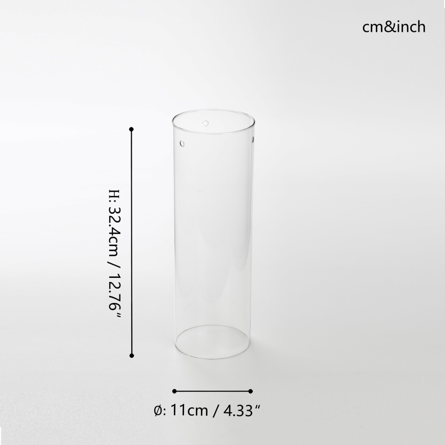 Eglo - Vetro di ricambio per lampadario PINTO diametro 11 cm esterno