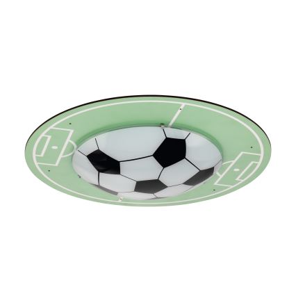 Eglo - Vetro di ricambio per plafoniera TABARA E27 diametro 25 cm pallone da calcio