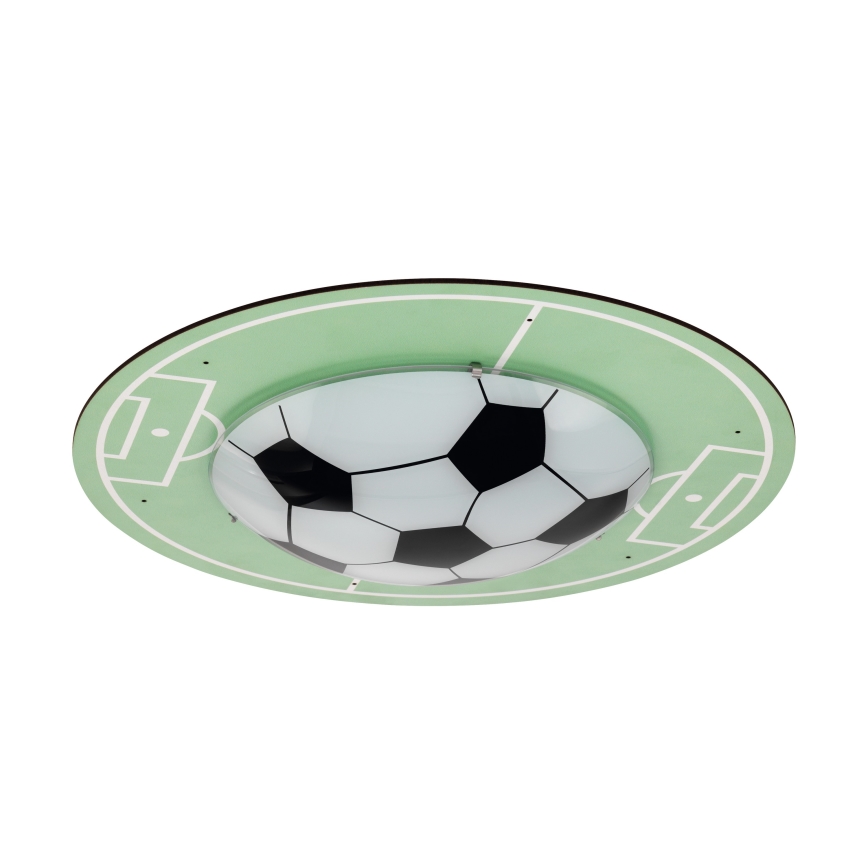 Eglo - Vetro di ricambio per plafoniera TABARA E27 diametro 25 cm pallone da calcio