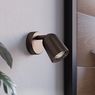 Eglo - Wand-Spot 1x GU10/5W/230V, bronzefarben