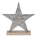 Eglo - Weihnachtsdekoration 21x20,5 cm Stern/silbern