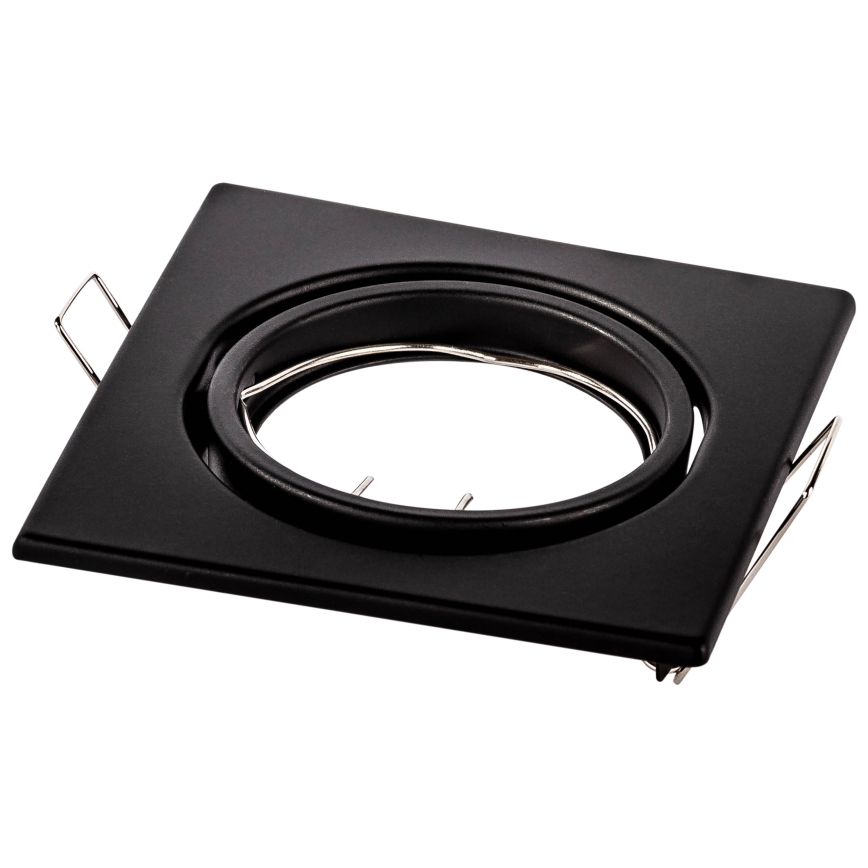 Einbauleuchte 1xGU10/MR16/10W/230V 9x9 cm schwarz