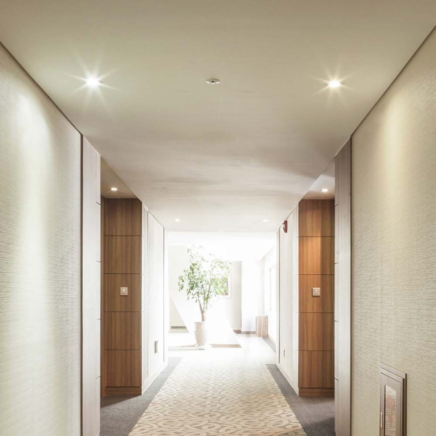 Einbauleuchte GU10 Ø 9 cm Weiß