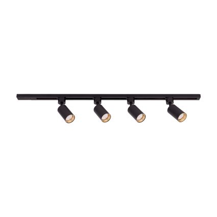 Einbauleuchte im Schienensystem TRACER 4xGU10/10W/230V 1 m schwarz
