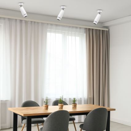 Einbauleuchte MICA 1xGU10/25W/230V Weiß