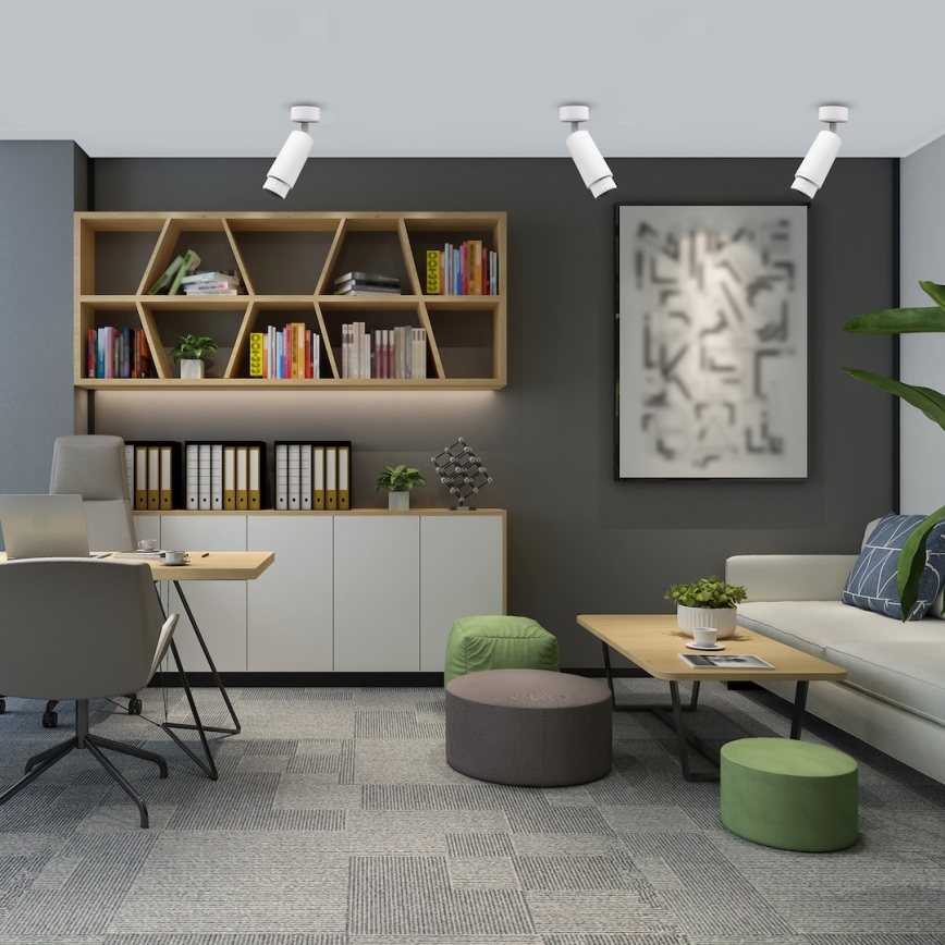 Einbauleuchte MICA 1xGU10/25W/230V Weiß