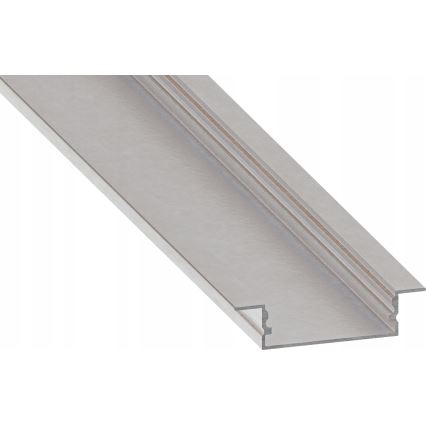 Einbauprofil für LED-Streifen, 1 m, Silber/Weiß