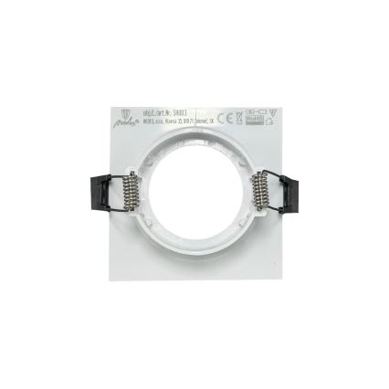 Einbaurahmen für Einbaustrahler GU10 8,6x8,6 cm weiß