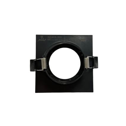 Einbauring für GU10‑Einbaustrahler 8,6x8,6 cm schwarz