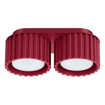 Einbaustrahler AURA 2xGX53/10W/230V rot