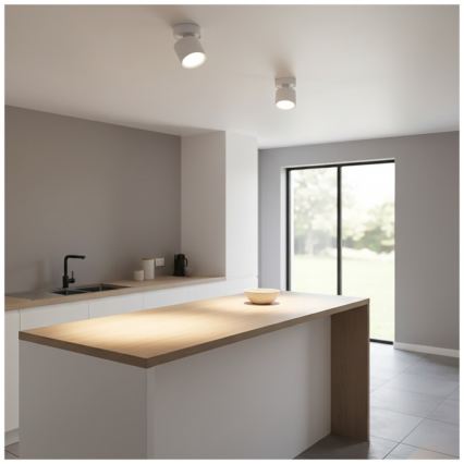 Einbaustrahler OH12F 1xGX53/35W/230V 8,5 cm weiß