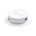 Eingebautes kabelloses Ladegerät + USB A+C weiß