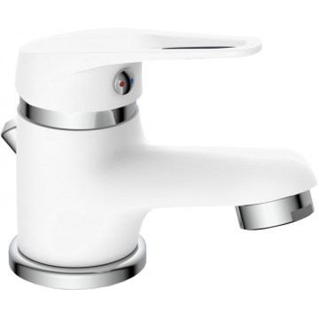 Eisl NI075SCR - Rubinetto per lavabo SPEED bianco/cromato lucido