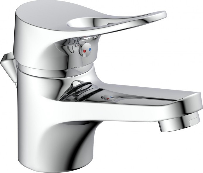 Eisl NI075VECR - Miscelatore per lavabo + piletta con troppopieno VERONA, cromo lucido