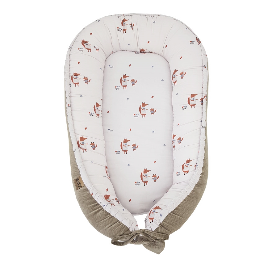 EKO - Cesto per bambini in cotone FOX 90x60 cm