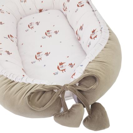 EKO - Cesto per bambini in cotone FOX 90x60 cm