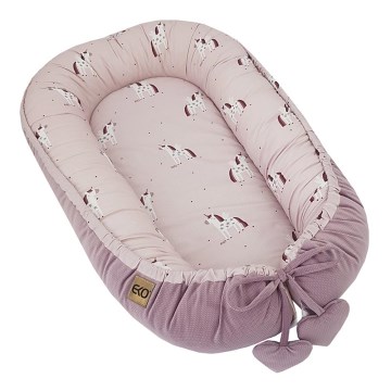 EKO - Cesto per bambini in cotone UNICORN 90x60 cm