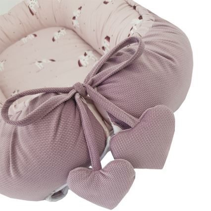 EKO - Cesto per bambini in cotone UNICORN 90x60 cm