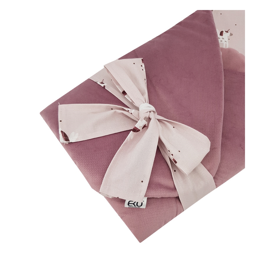 EKO - Coperta fasciante in cotone UNICORN 75x75 cm