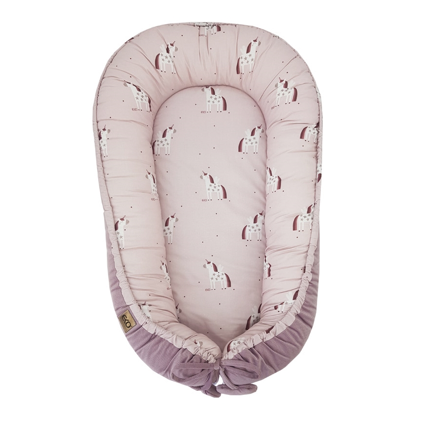 EKO - Nid bébé en coton UNICORN 90x60 cm