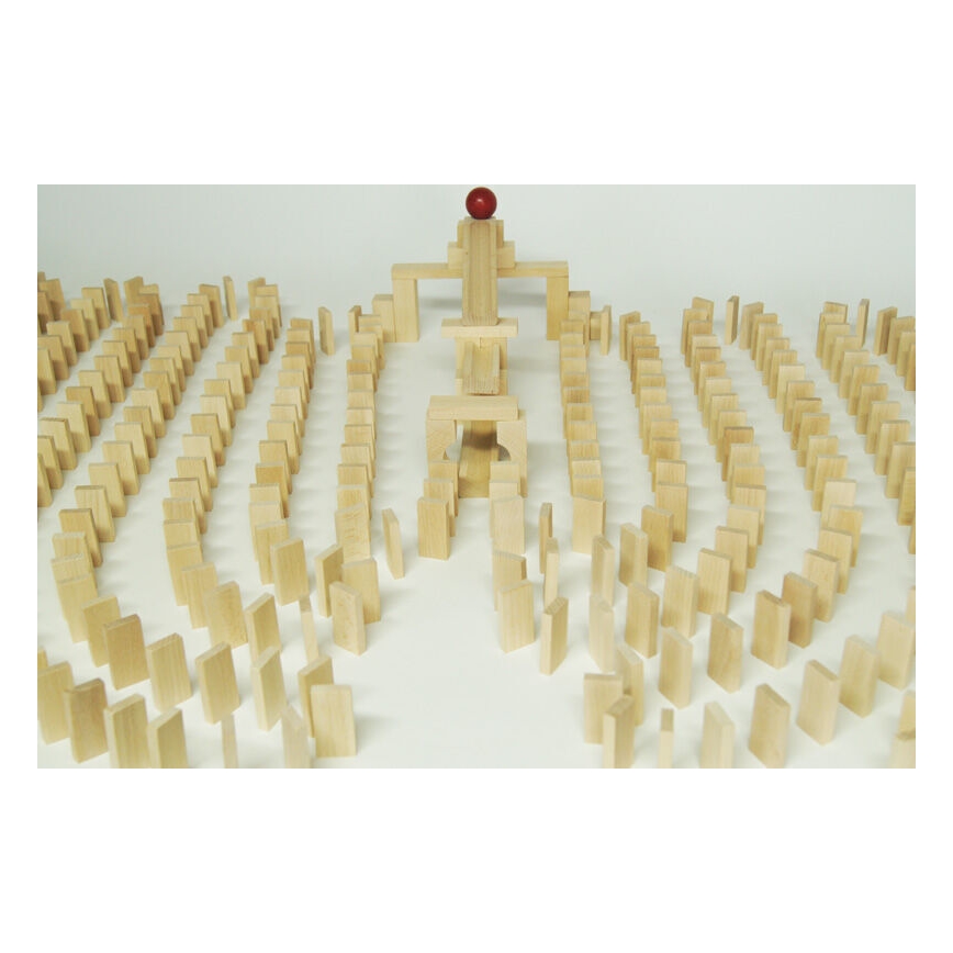 EkoToys - Holz-Dominos 830 Stk. Buche