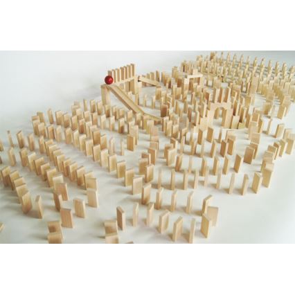 EkoToys - Holz-Dominos 830 Stk. Buche