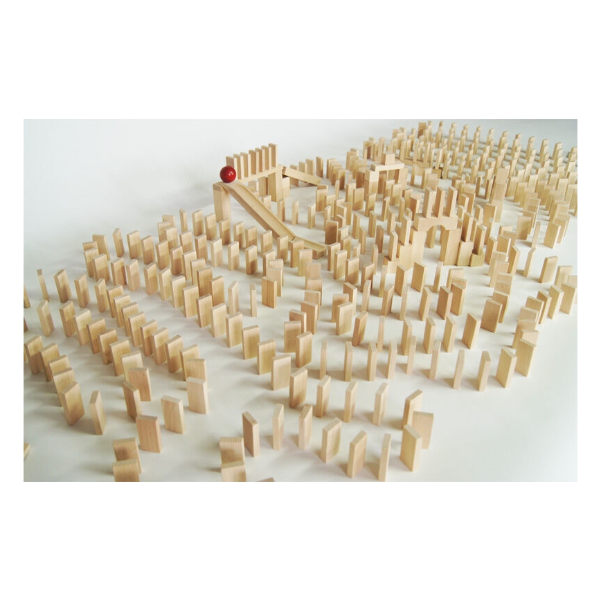 EkoToys - Holz-Dominos 830 Stk. Buche