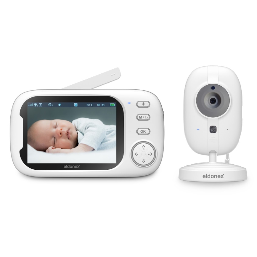 ELDONEX EBM-1010-WH - Baby-Monitor 5V/2000 mAh