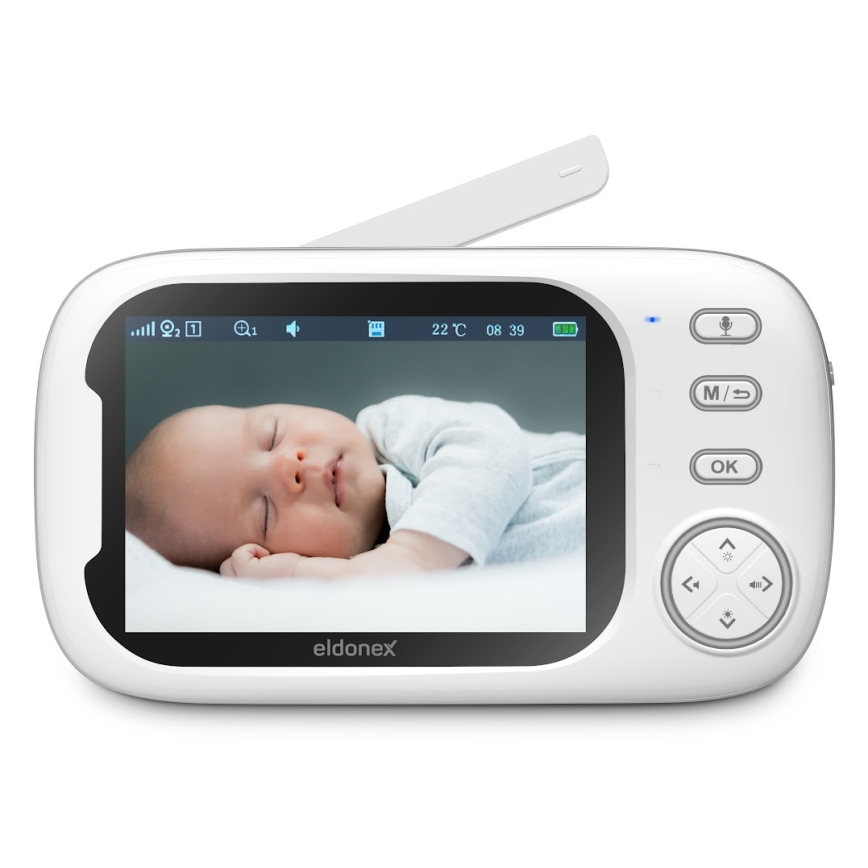 ELDONEX EBM-1010-WH - Baby-Monitor 5V/2000 mAh