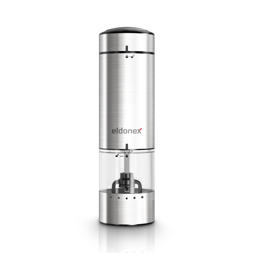 ELDONEX EPG-1100-SL - Macina sale/pepe elettrico 4xAAA cromo opaco