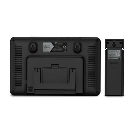 ELDONEX EWS-1010-BK - Station météo avec écran LCD 2xAAA noir