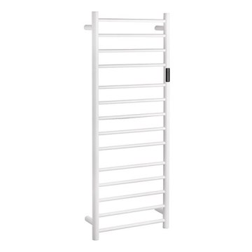 Elektrischer Handtuchwärmer 45 x 132 cm, 180 W, Edelstahl/Weiß