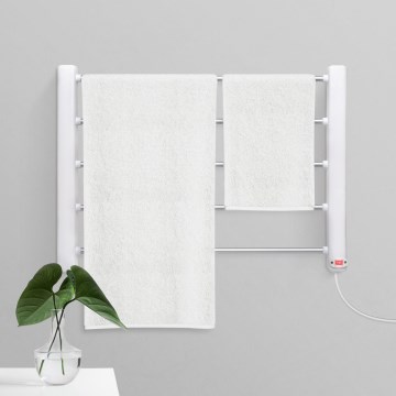 Elektrischer Handtuchwärmer 65W/230V 60x43,2 cm IPX1 weiß