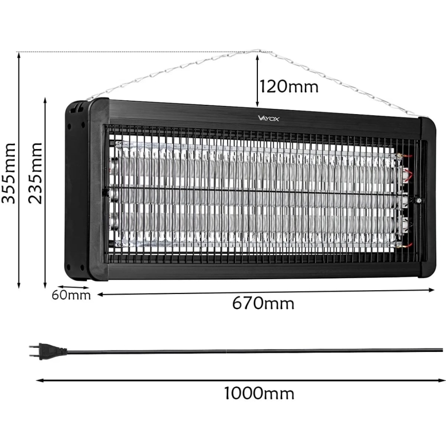Elektrischer Insektenvernichter 3x20W/230V 200 m2