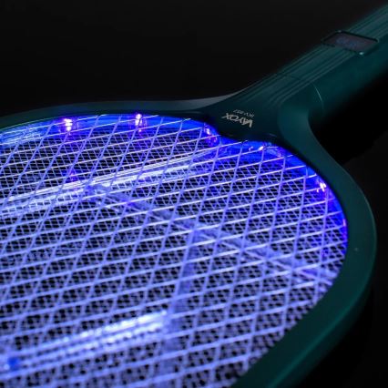 Elektrischer LED-Insektenvernichter 2-in-1 mit LCD-Anzeige 1200 mAh/5V grün