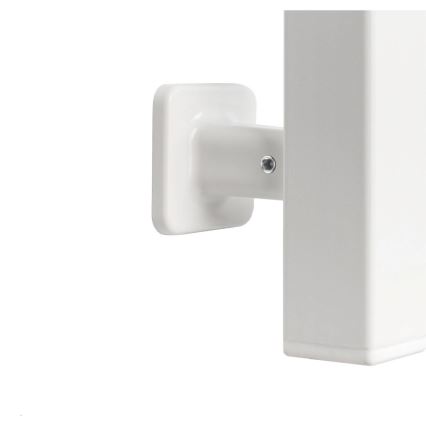 Elektro-Handtuchhalter mit Thermostat SILOUETTE 187W/230V 120,6 cm IP44 weiß rechts eckig